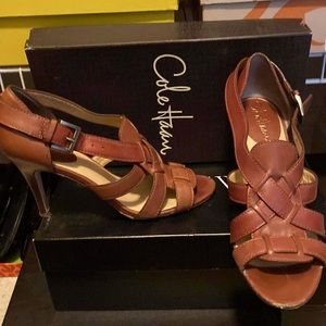Colehaan heels brown see photos before purchasing